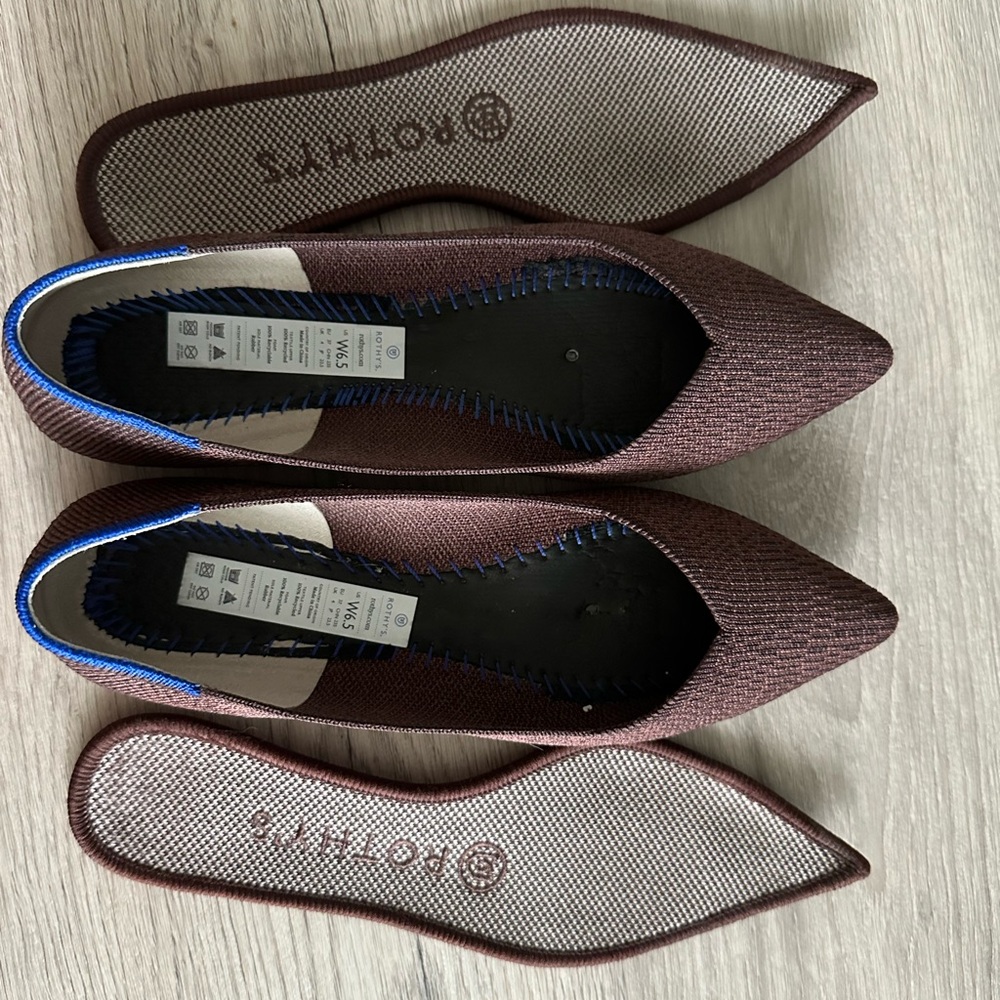 Rothy’s Brown Pointed Toe Flats - Picture 4 of 5